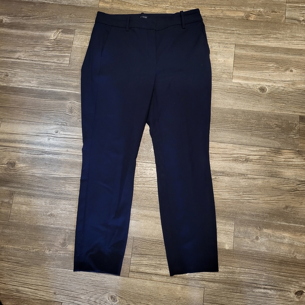 J CREW | Ruby Cropped Navy Blue Pants